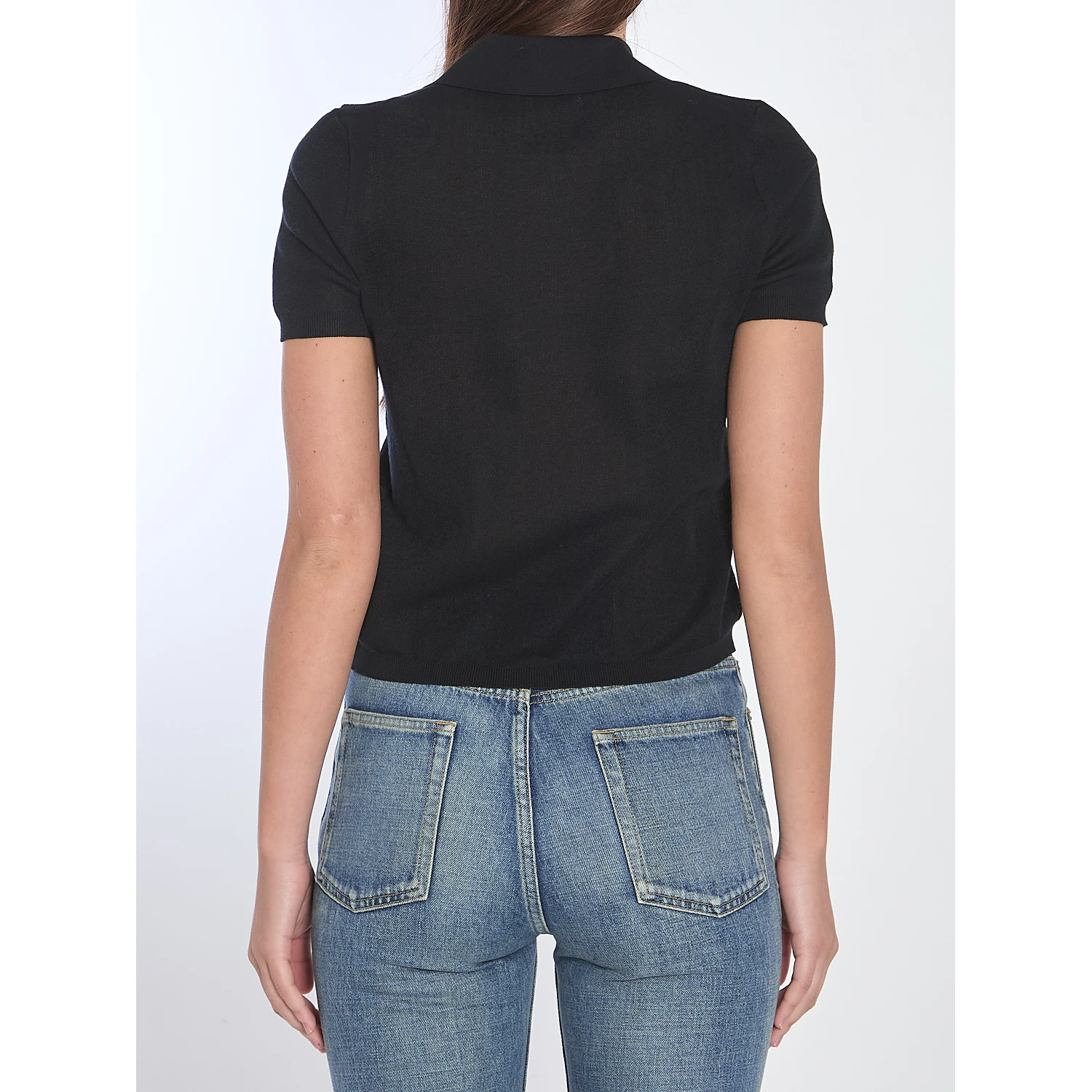 Polo shirt with embroidered logo