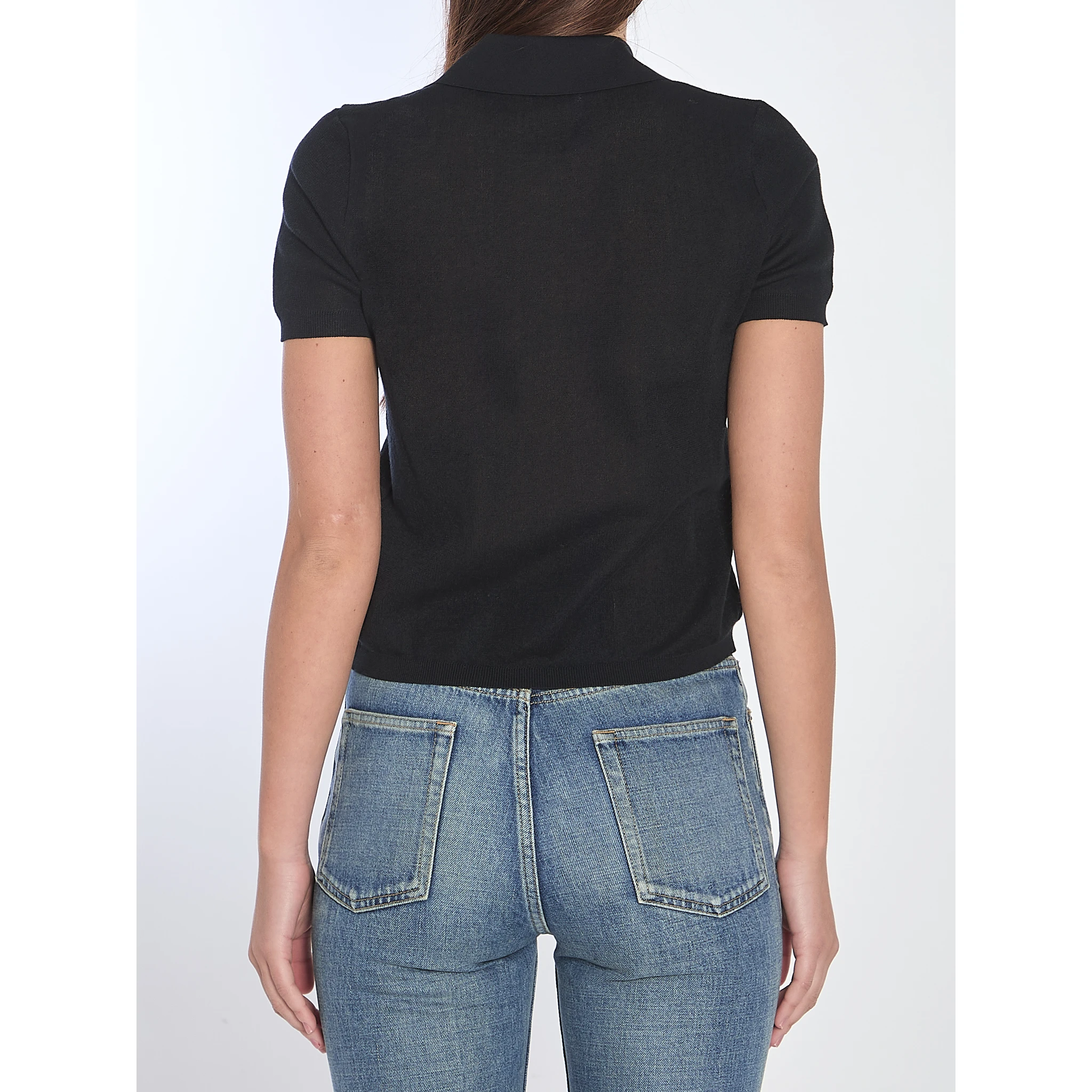 Polo shirt with embroidered logo