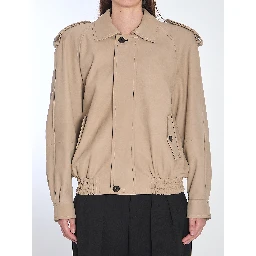 Nubuck bomber jacket