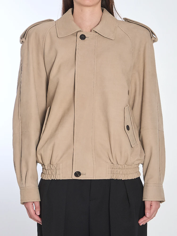 Nubuck bomber jacket