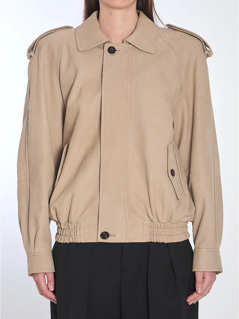 Nubuck bomber jacket