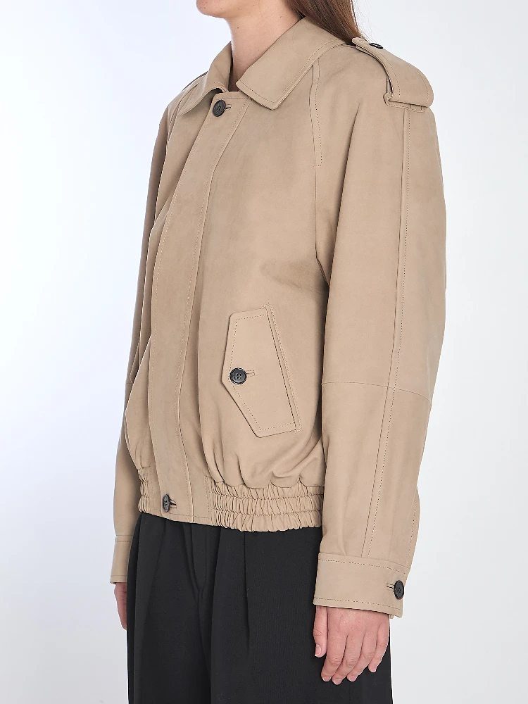 Nubuck bomber jacket alternative