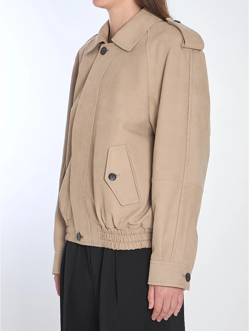 Nubuck bomber jacket