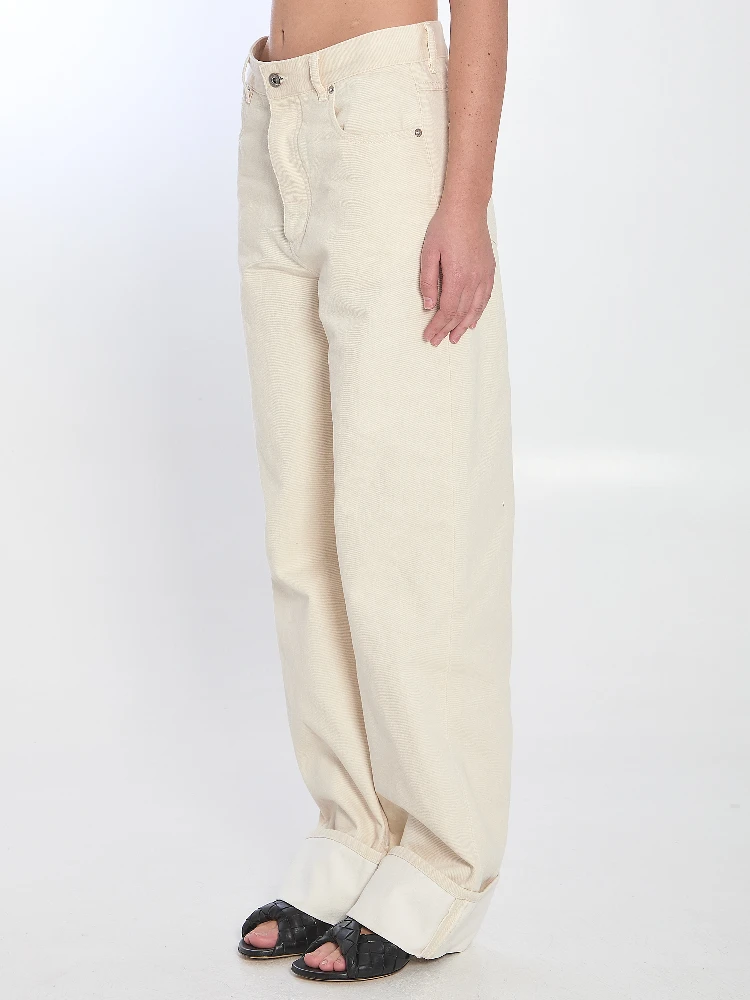 Turned up jeans alternative