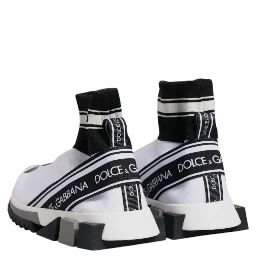 White Black Sorrento Socks Sneakers Shoes
