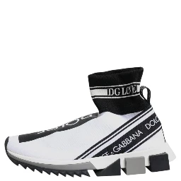 White Black Sorrento Socks Sneakers Shoes