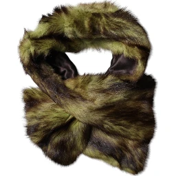 Multicolor Fur Shawl Neck Wrap Cover Collar Scarf