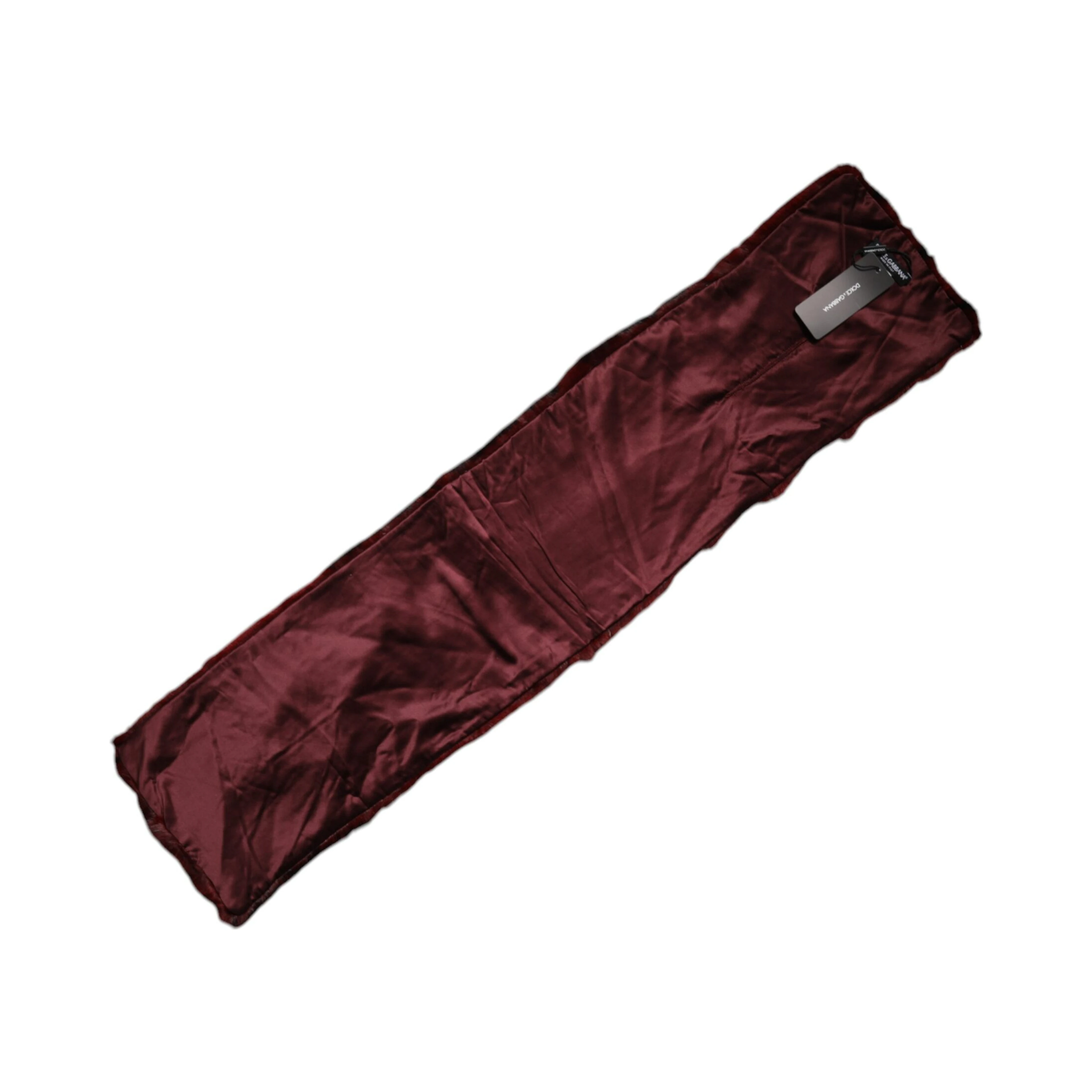 Black Red Stripe Fur Shawl Neck Wrap Scarf