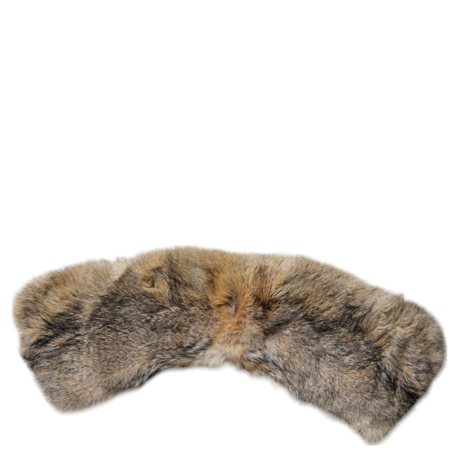 Brown Fur Shoulder Collar Neck Wrap Scarf