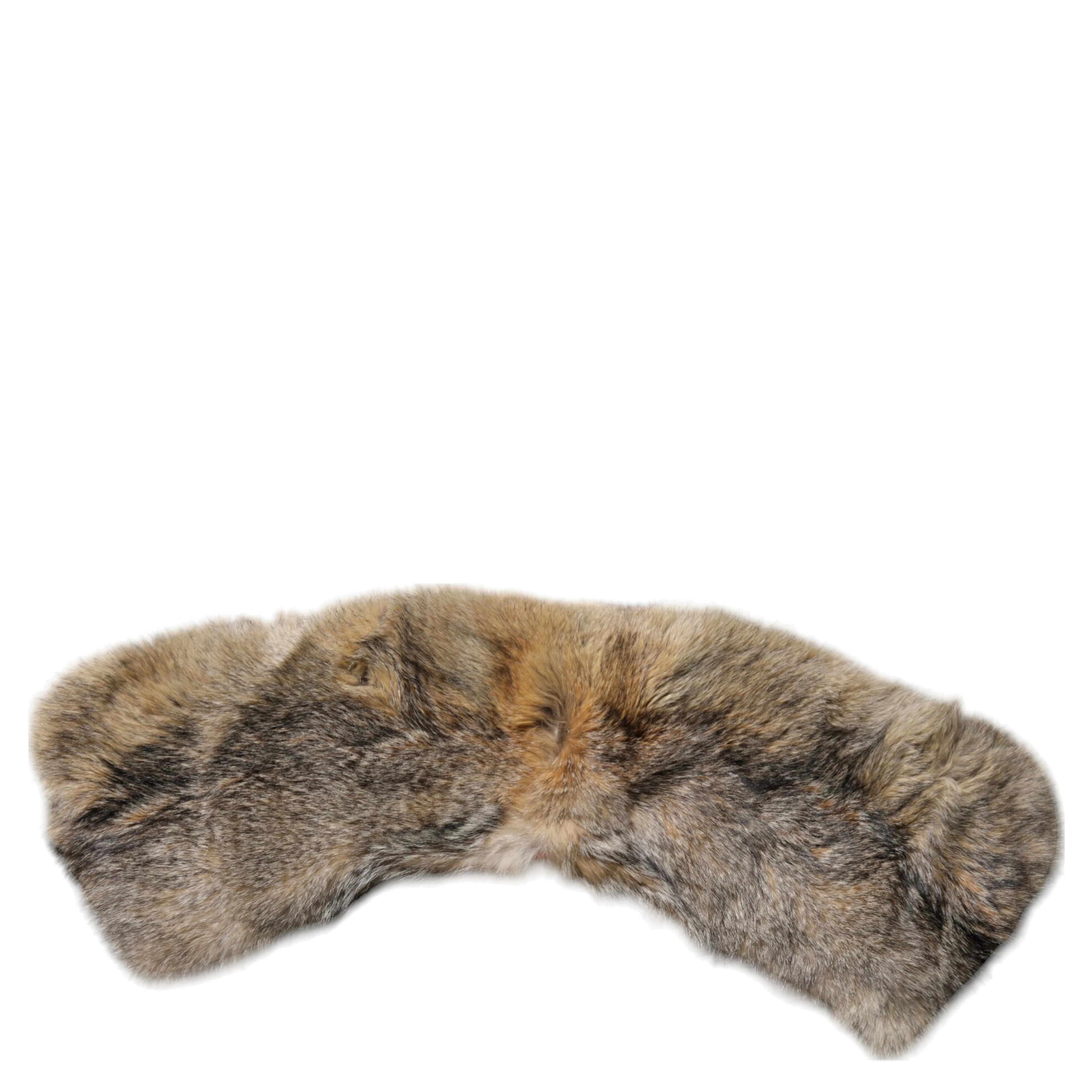Brown Fur Shoulder Collar Neck Wrap Scarf