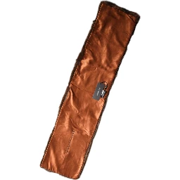 Black Brown Stripe Fur Shawl Wrap Scarf