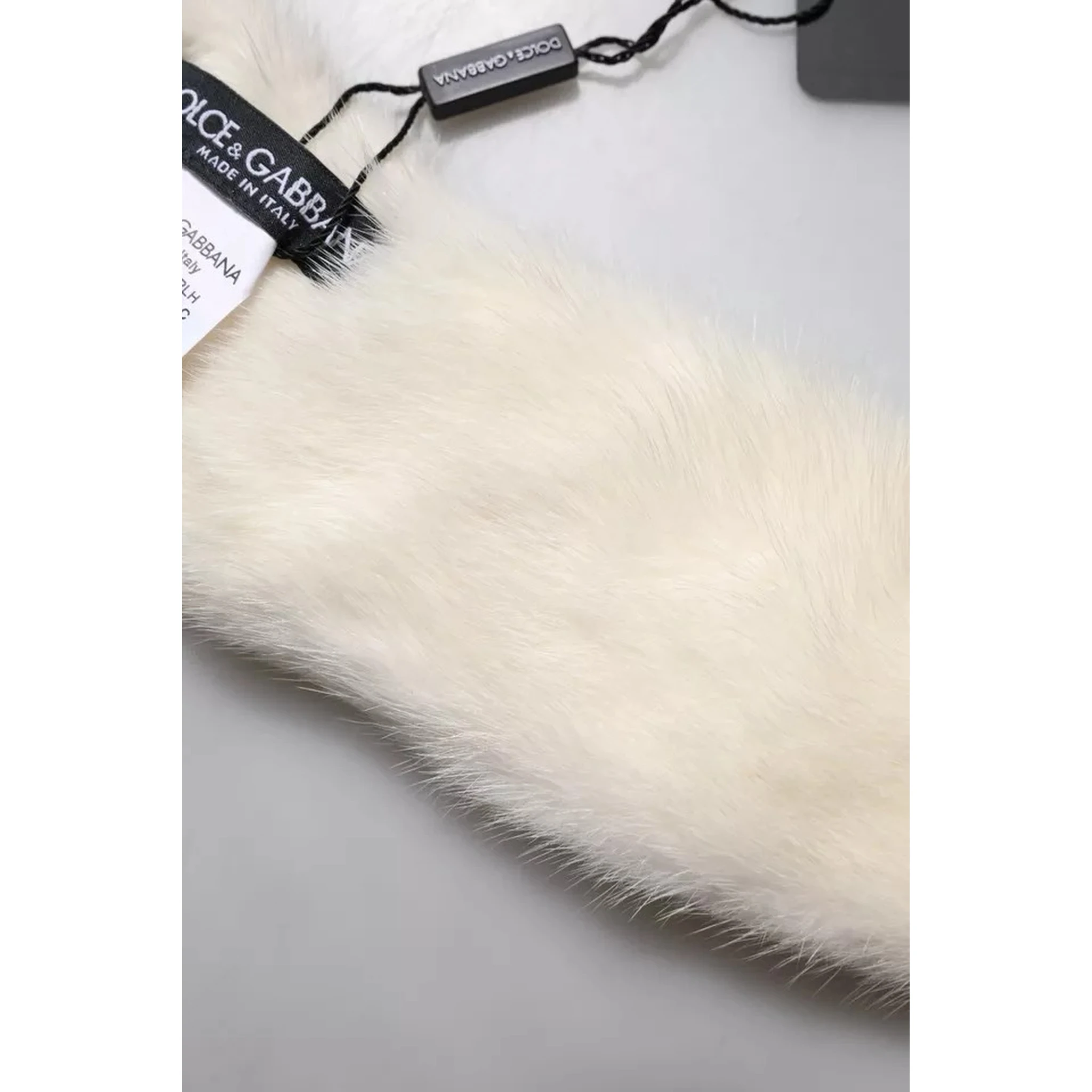 White Mink Fur Collar Women Neck Wrap Scarf