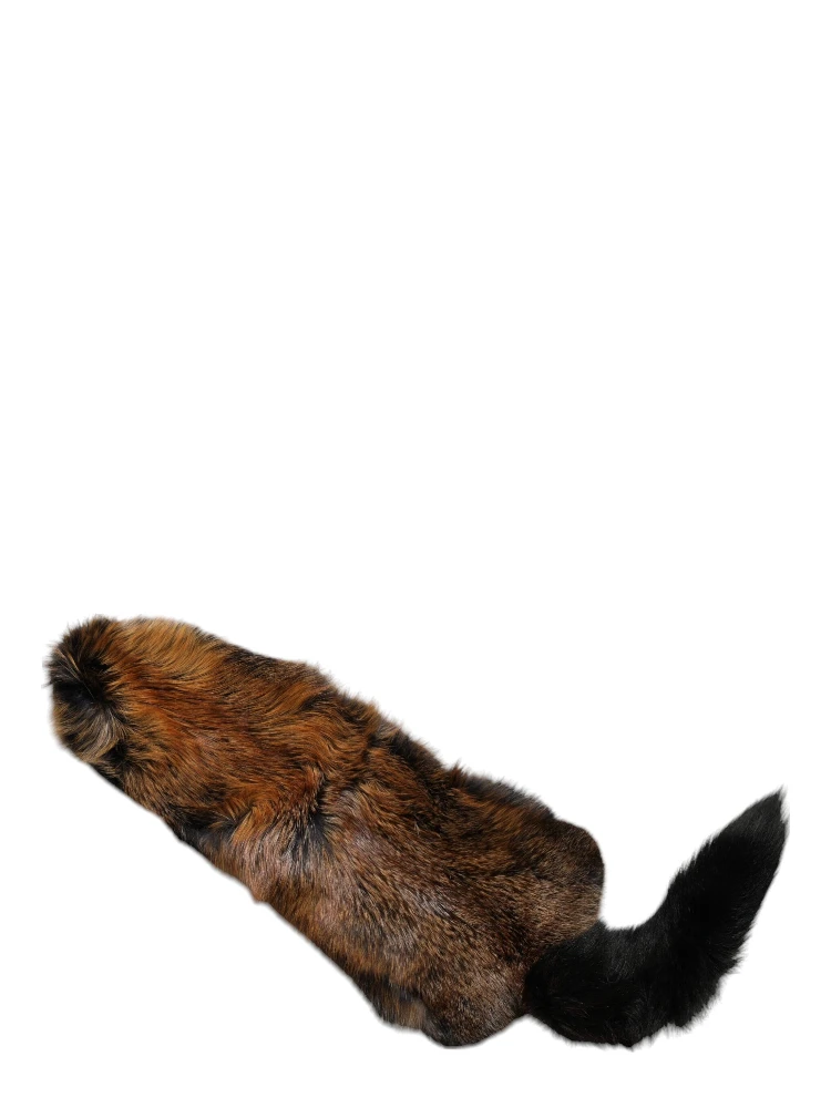 Brown Red Fox Fur Neck Warmer Winter Scarf alternative