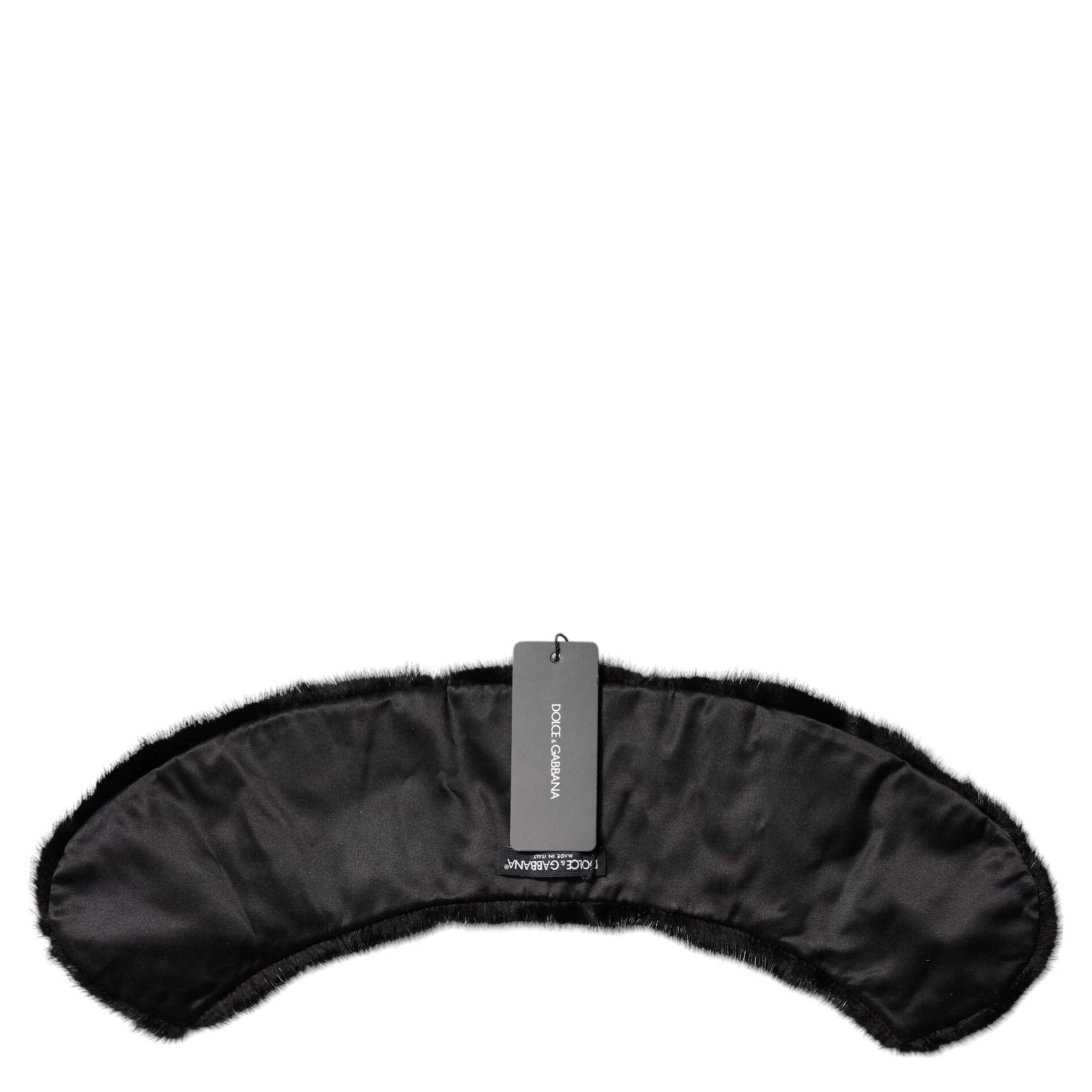 Black Fur Shawl Neck Wrap Cover Collar Scarf