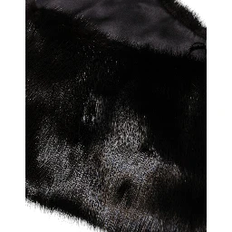 Black Fur Shawl Neck Wrap Cover Collar Scarf