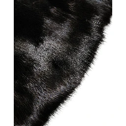 Black Fur Shawl Neck Wrap Cover Collar Scarf