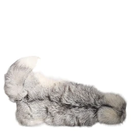 White Fox Fur Neck Wrap Warmer Winter Scarf