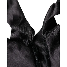 Black Lamb Fur Women Neck Warmer Winter Scarf