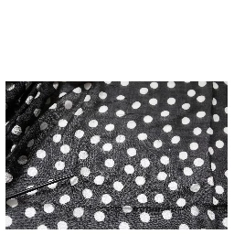 Black White Polka Dots Fringes Wrap Scarf