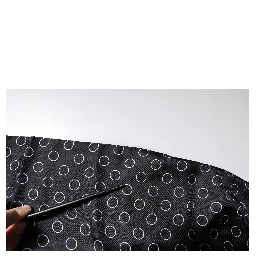 Black Circles Silk Fringes Shawl Wrap Scarf