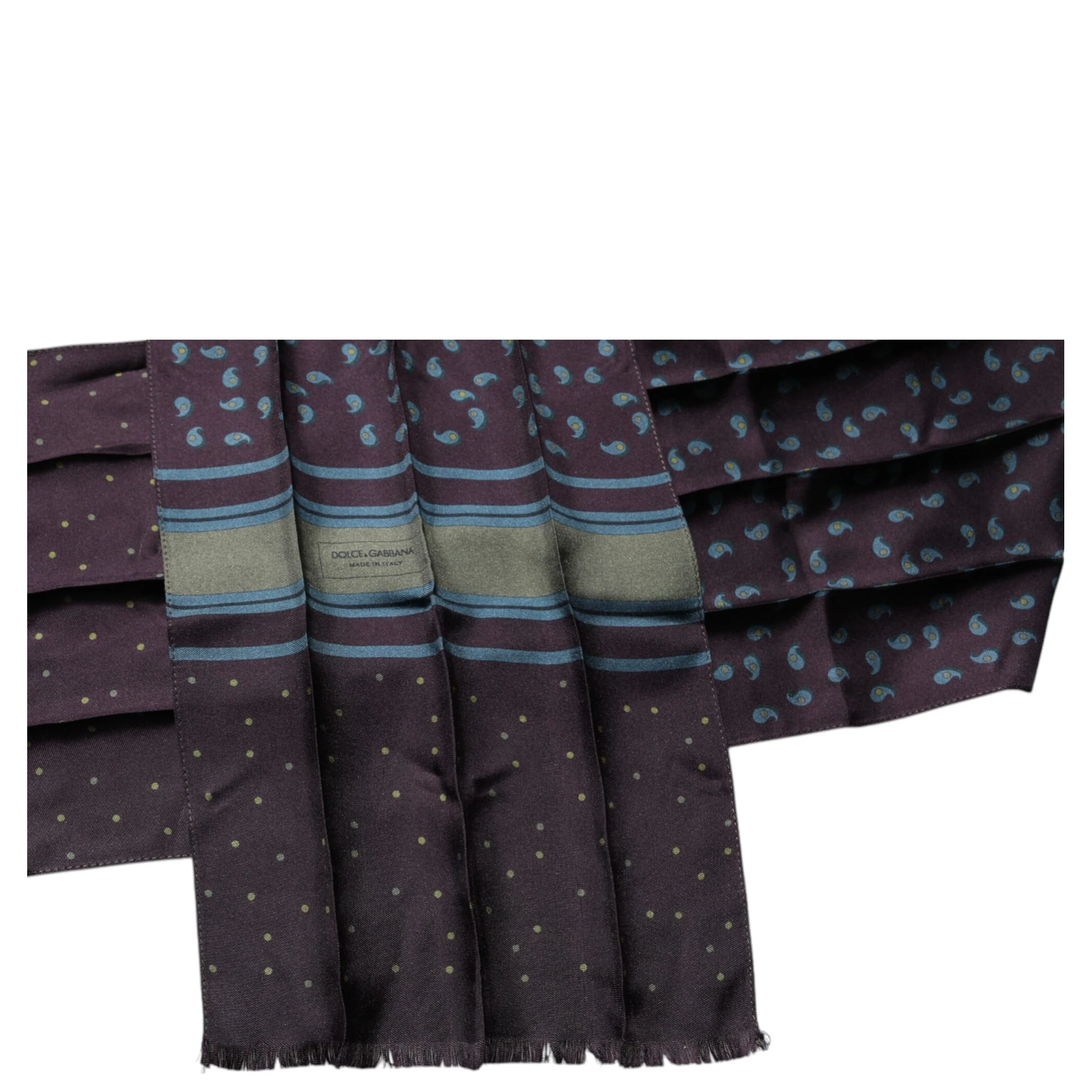 Purple Fantasy Silk Neck Wrap Shawl Scarf