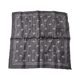 Brown Elephant Fantasy Handkerchief Scarf