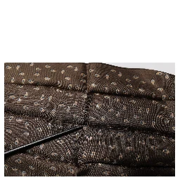 Brown Fantasy Silk Neck Wrap Shawl Scarf