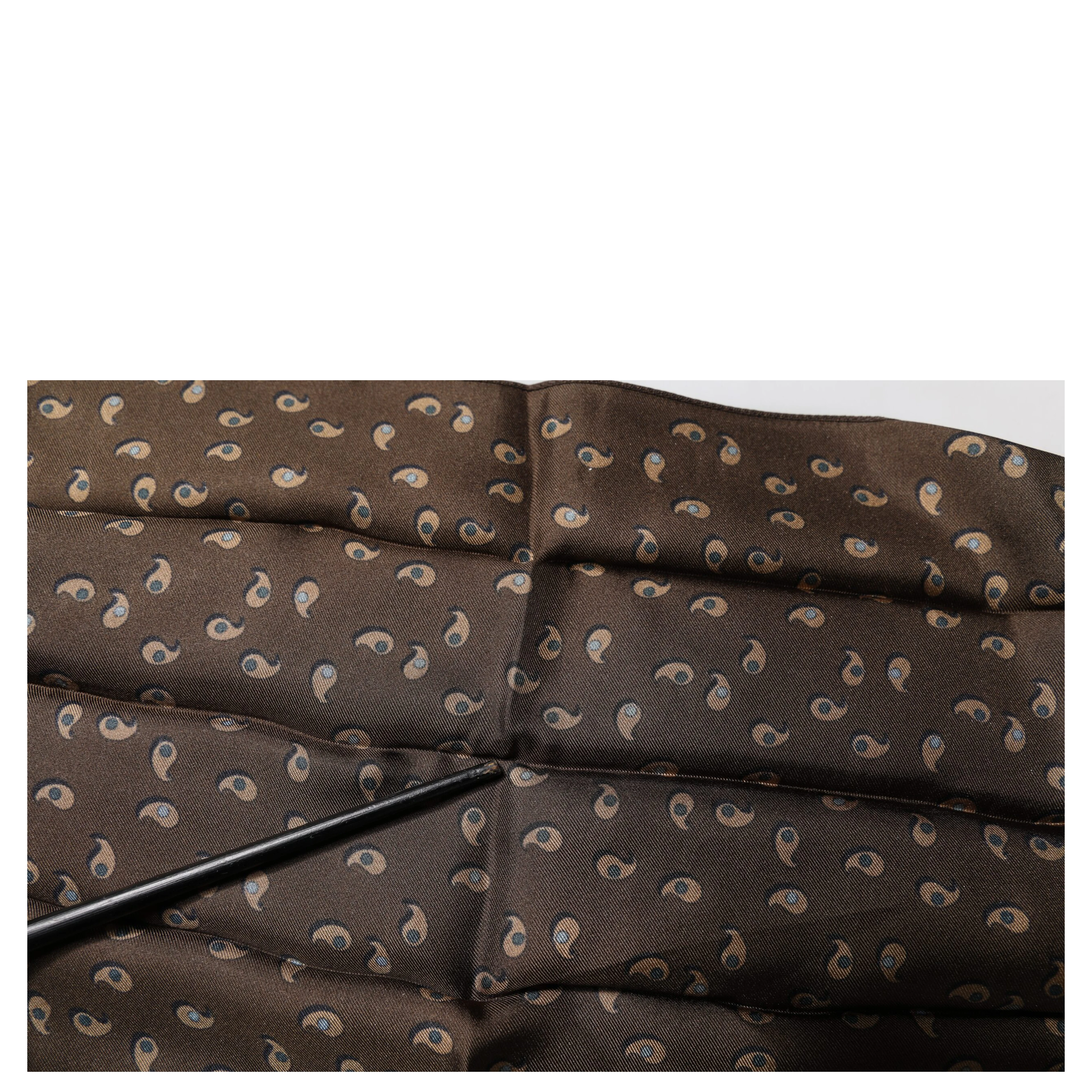 Brown Fantasy Silk Neck Wrap Shawl Scarf