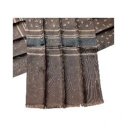 Brown Fantasy Silk Neck Wrap Shawl Scarf