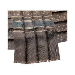 Brown Fantasy Silk Neck Wrap Shawl Scarf