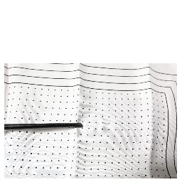 White Polka Dots Square Handkerchief Scarf