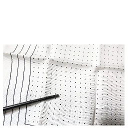 White Polka Dots Square Handkerchief Scarf