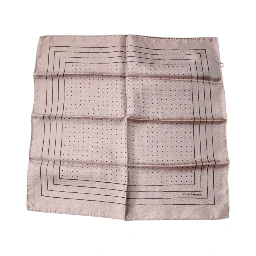 Pink Polka Dots Square Handkerchief Scarf