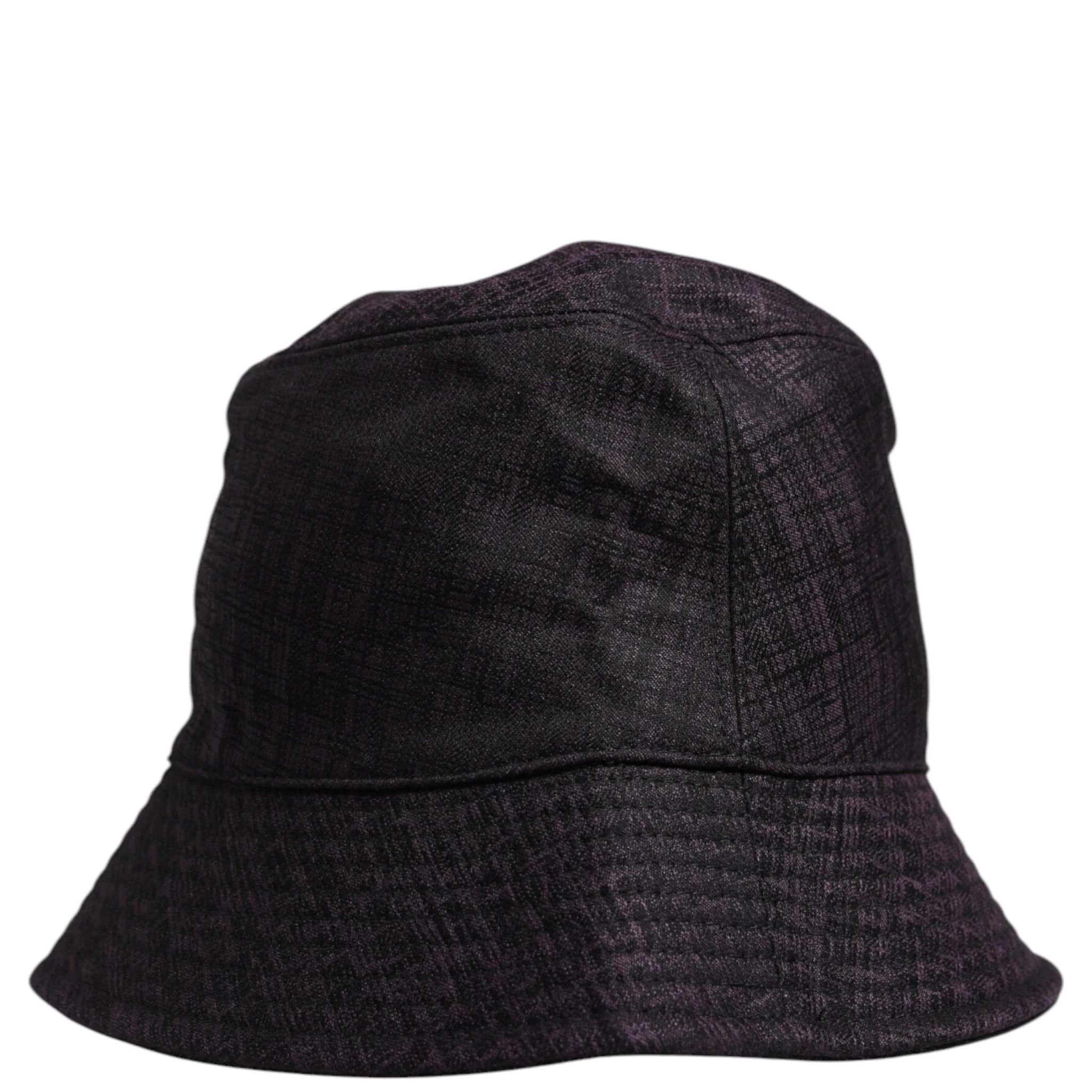 Black Wide Brim Nylon Bucket Hat