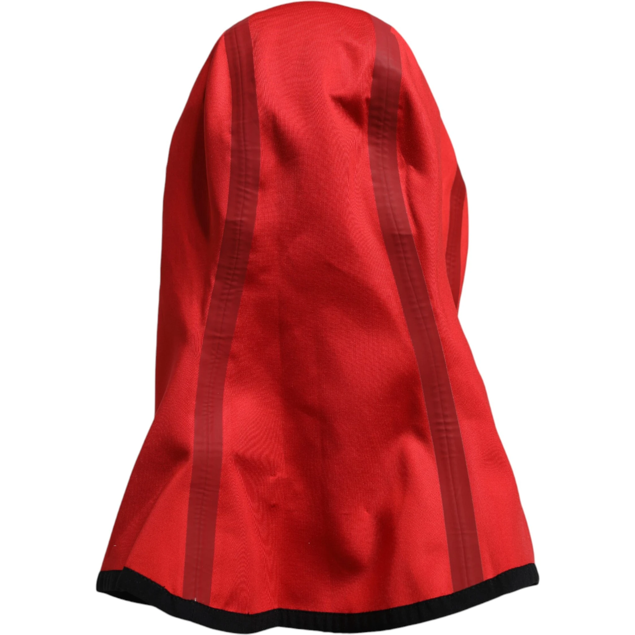 Red Logo Polyester Wide Brim Balaclava Hat
