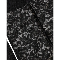 Black Floral Lace Whole Head Wrap Hat