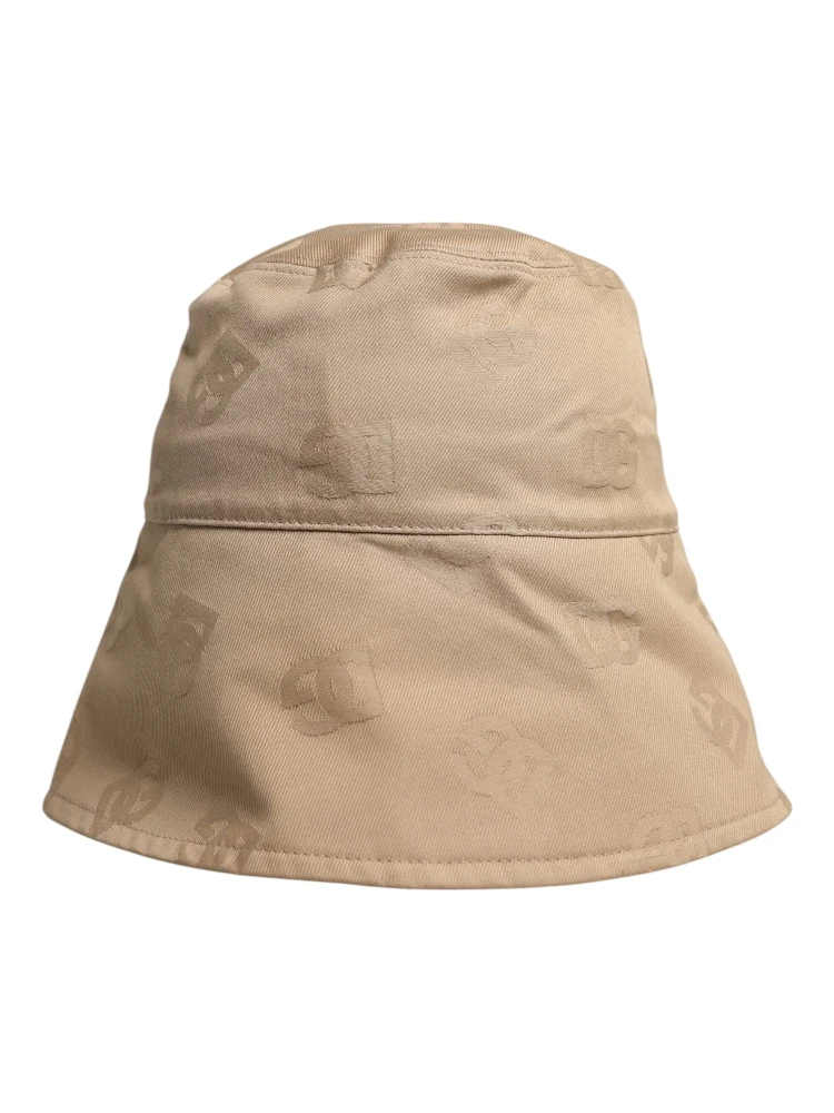 Beige Logo Monogram Cotton Bucket Cap alternative