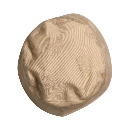 Beige Logo Monogram Cotton Bucket Cap