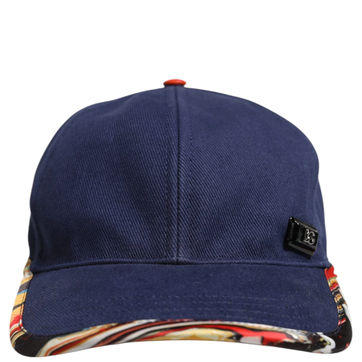 Blue Cotton 6 Panels Baseball Cap