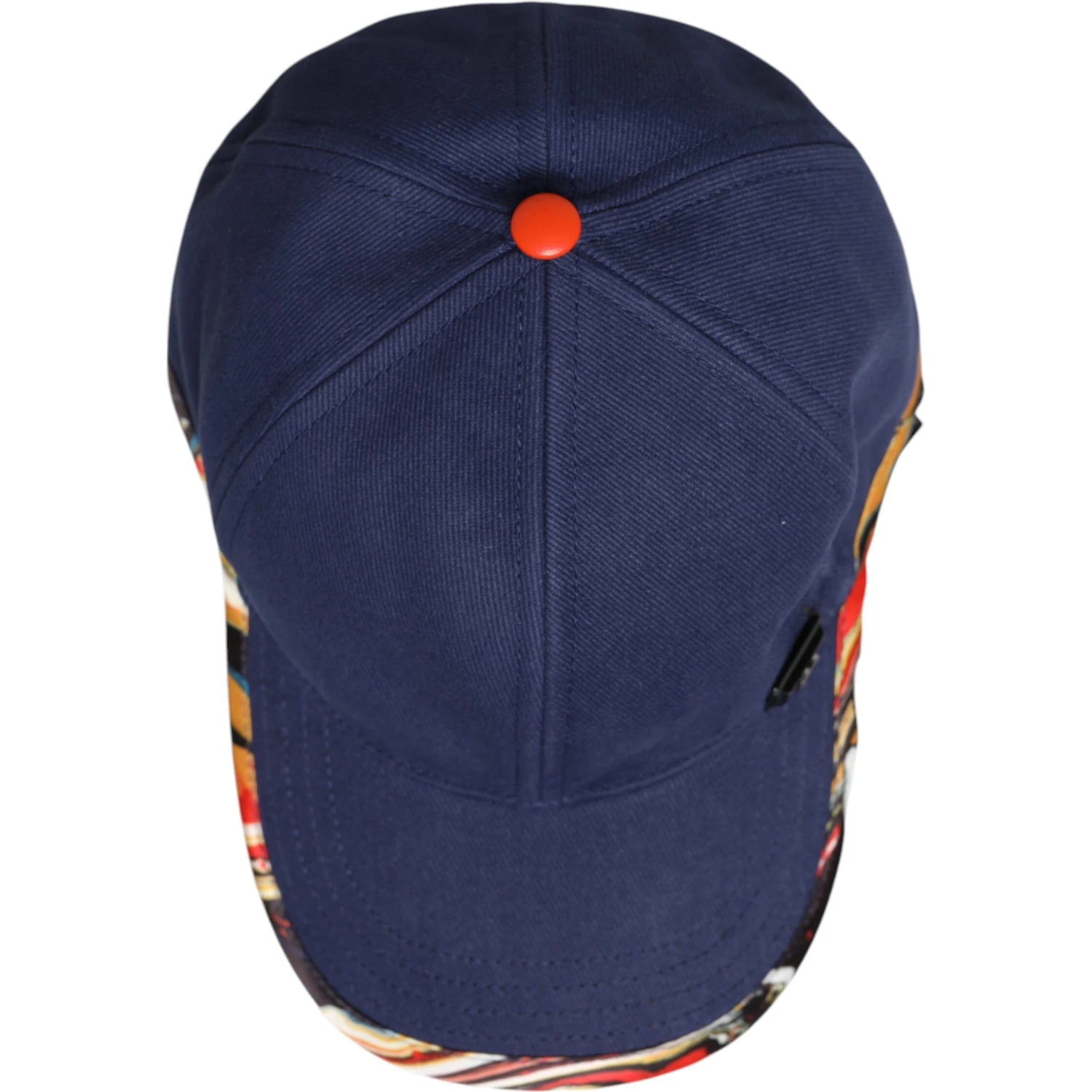 Blue Cotton 6 Panels Baseball Cap