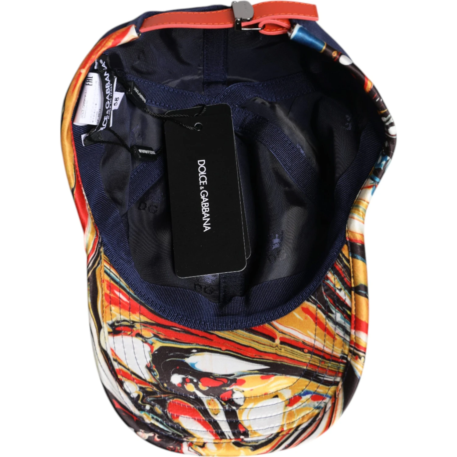Blue Cotton 6 Panels Baseball Cap