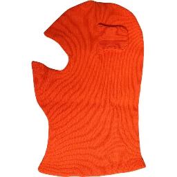 Orange Cotton Whole Head Wrap Balaclava Hat