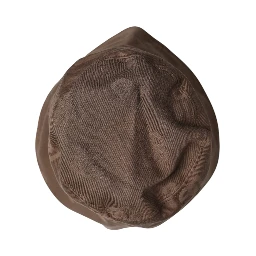 Brown Logo Monogram Cotton Bucket Cap