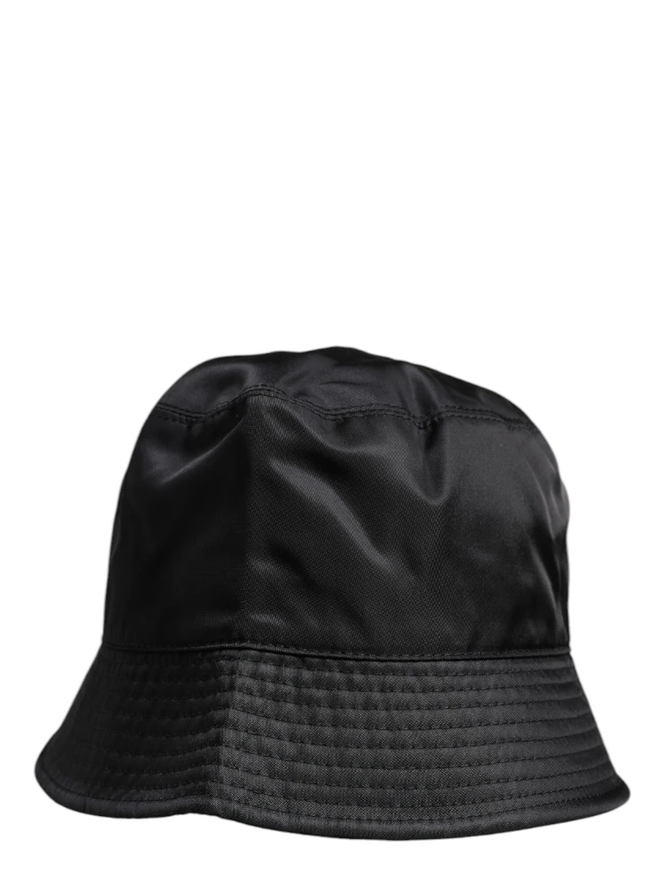 Black Cotton Wide Brim Bucket Hat alternative