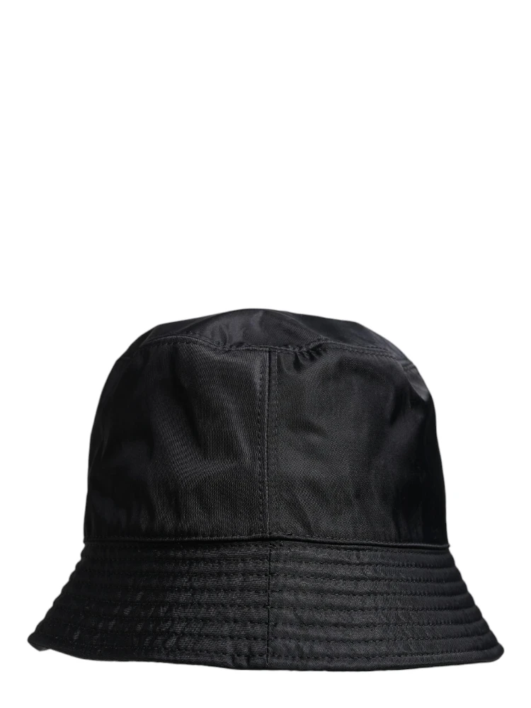 Black Cotton Wide Brim Bucket Hat alternative