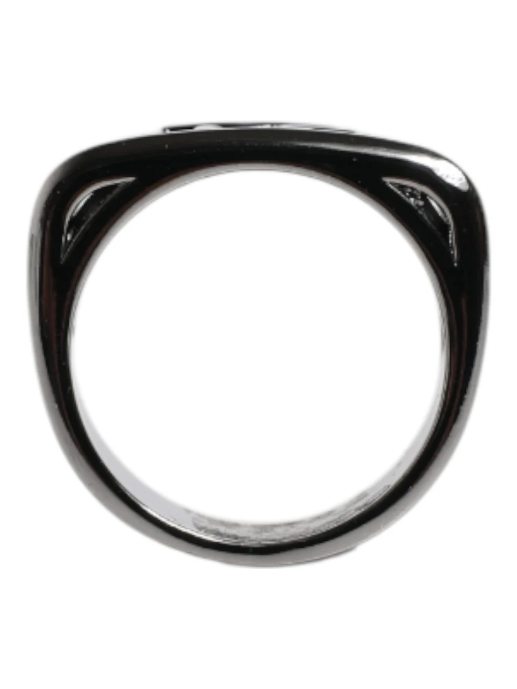 Silver Tone Brass Anello DG Logo Ring alternative