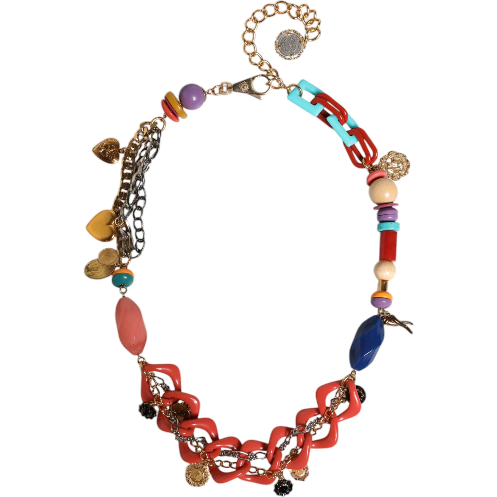 Multicolor Embellished Waist Chain Belt