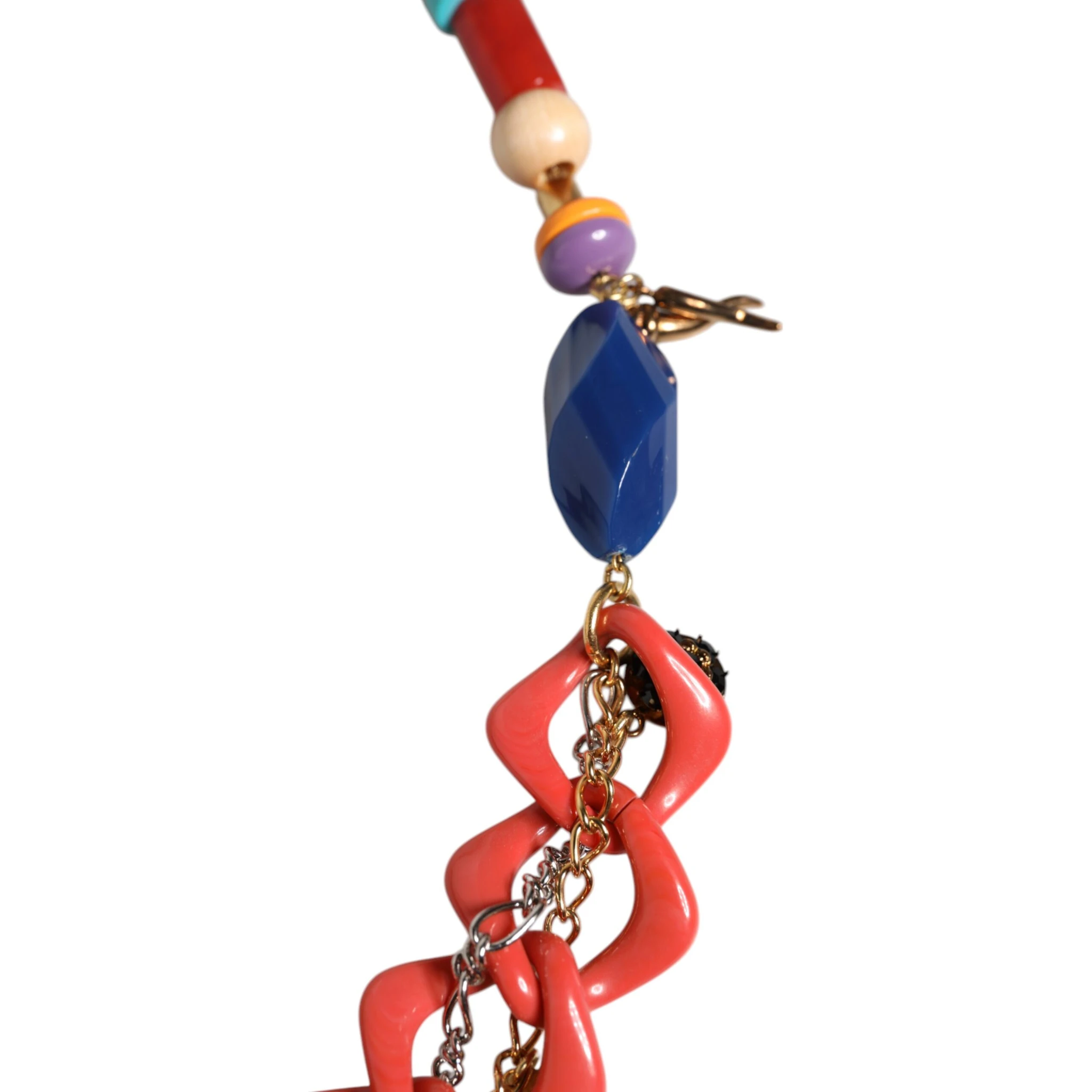 Multicolor Embellished Waist Chain Belt