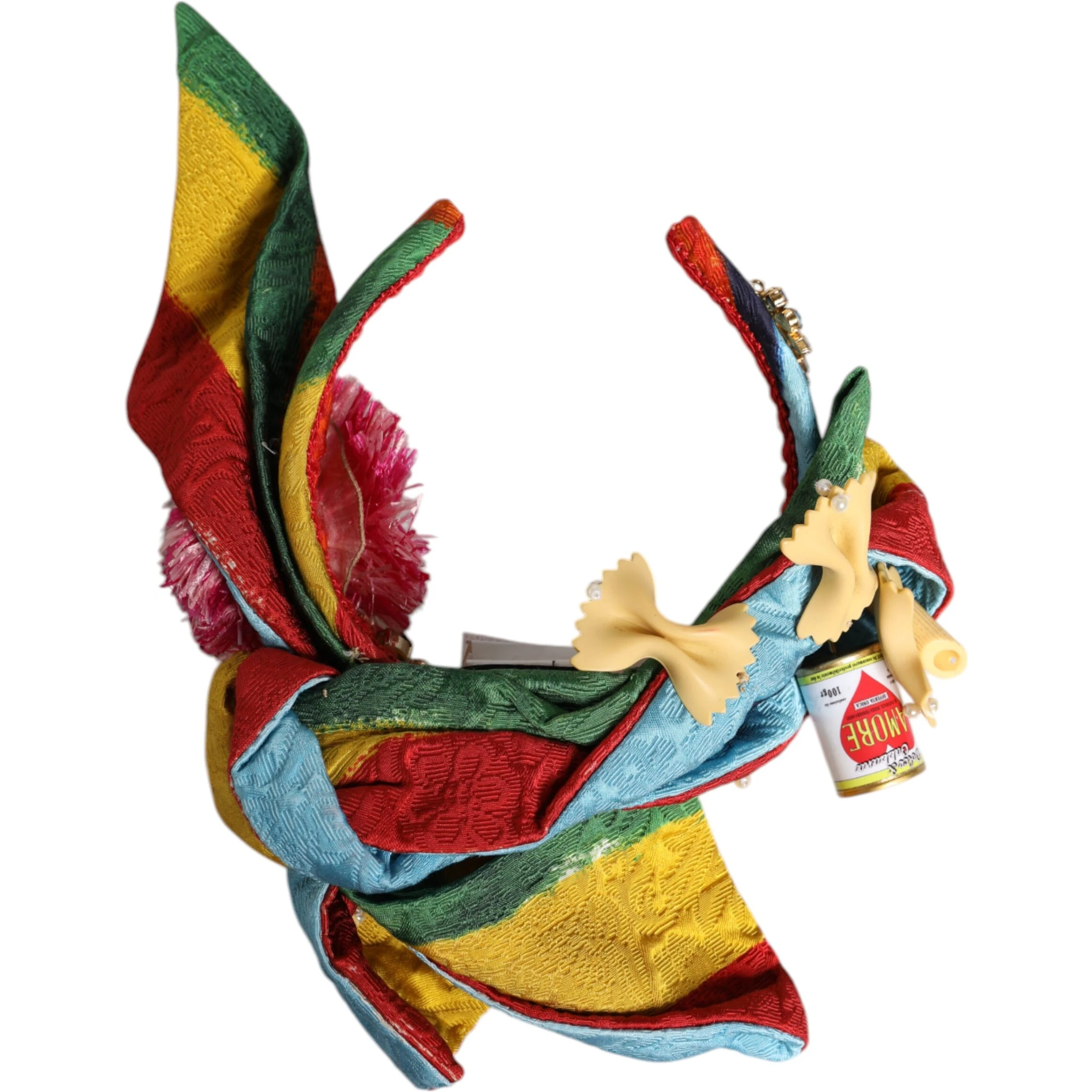 Multicolor Floral Crystal Embellished Diadem Headband