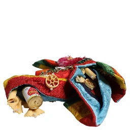 Multicolor Floral Crystal Embellished Diadem Headband